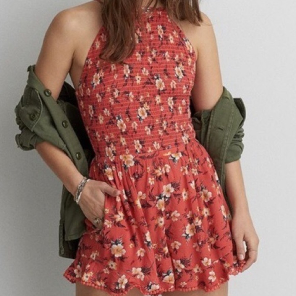 American Eagle Pink Romper